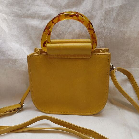 Wild Fable Mustard Mini Hand/Shoulder Bag Purse Modern Chic Boho Fall Harvest - Picture 1 of 3